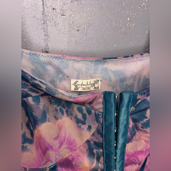 Free People - Printed Night Rhythm Body Suit (M) - Picture 6 of 7